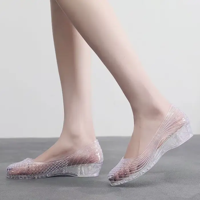 Sandales en gelée des années 90 pour femmes