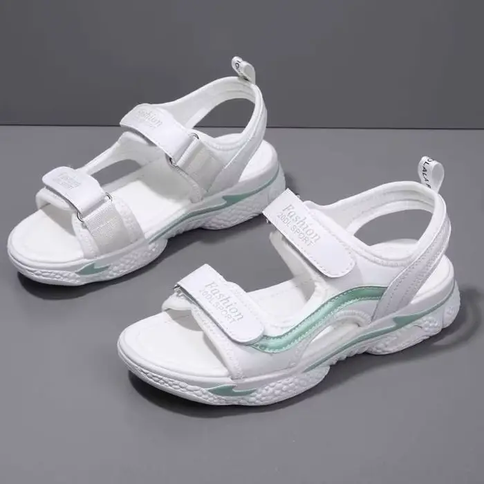 Femme chaussures plate-forme extérieure sandales en cuir pour femmes plage quotidien VIP Chic et élégant en gros confortable été 2025 H chaussure