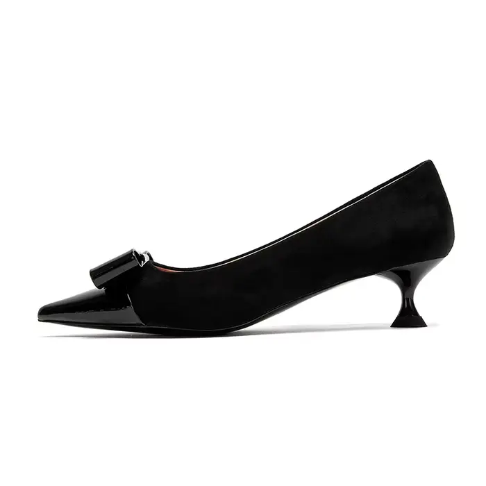 Chaussures à Talons Hauts et Pointus pour Femme, Élégantes, à la Mode, Style Britannique, Patchwork