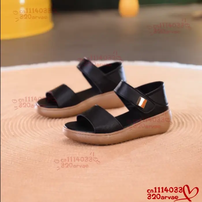 Sandales à plateforme pour femmes, sandales légères et respirantes à bout ouvert, chaussures décontr