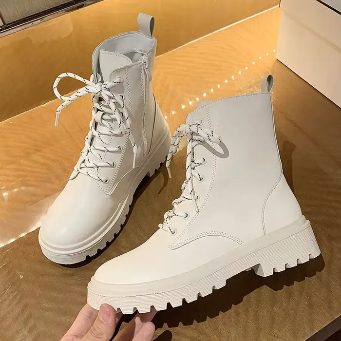 Bottines de Combat à lacets pour femmes