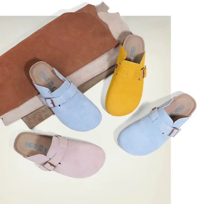 Chaussures en cuir véritable pour femmes