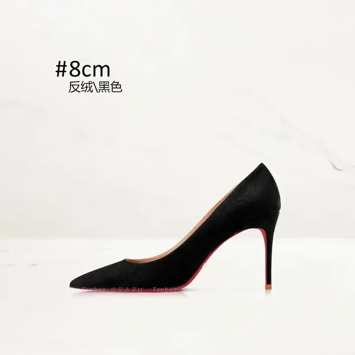 Nouveaux talons hauts en daim bleu marine pour femmes, talons pointus et fins, chaussures simples à 