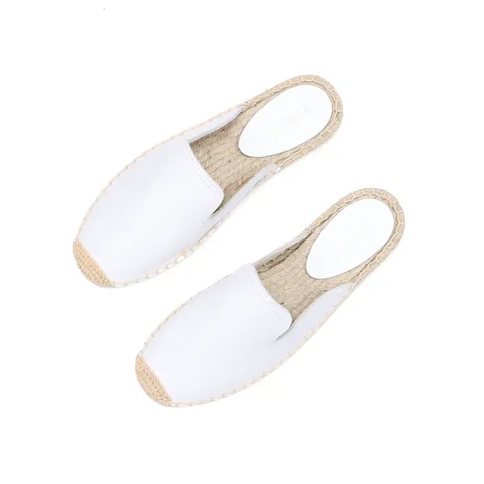 Espadrilles en cuir véritable