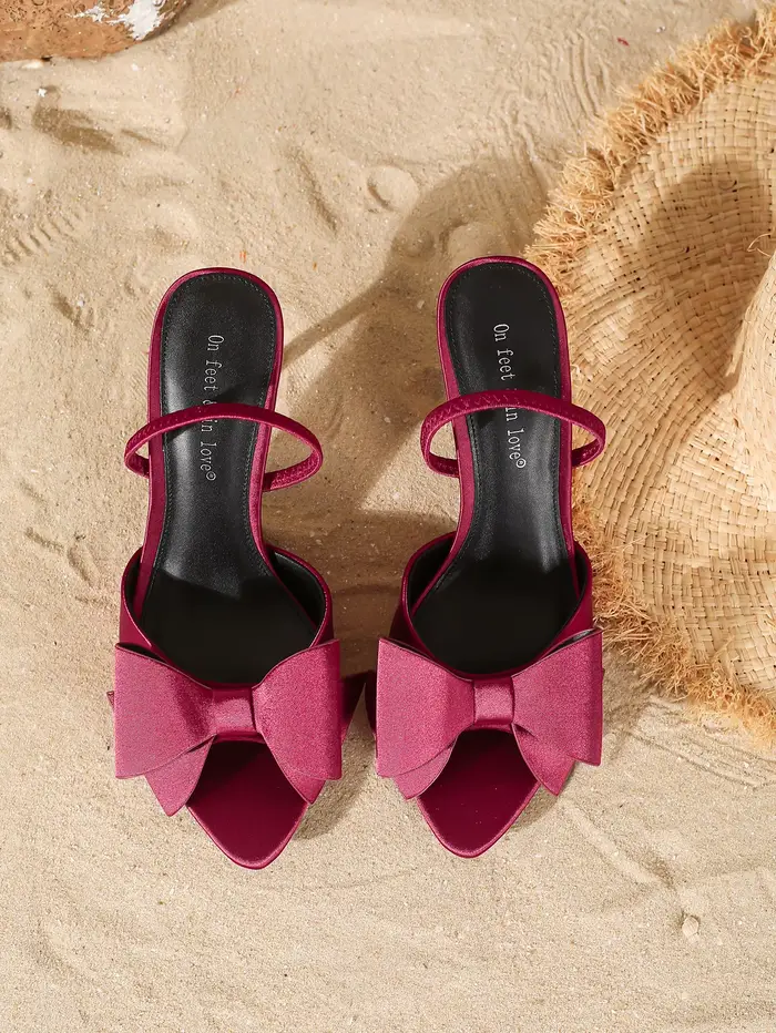 Nouvelles sandales pour femmes 2026 avec nœud tendance