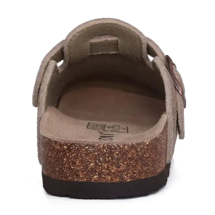 Comwarm – Mules en daim pour hommes et femmes