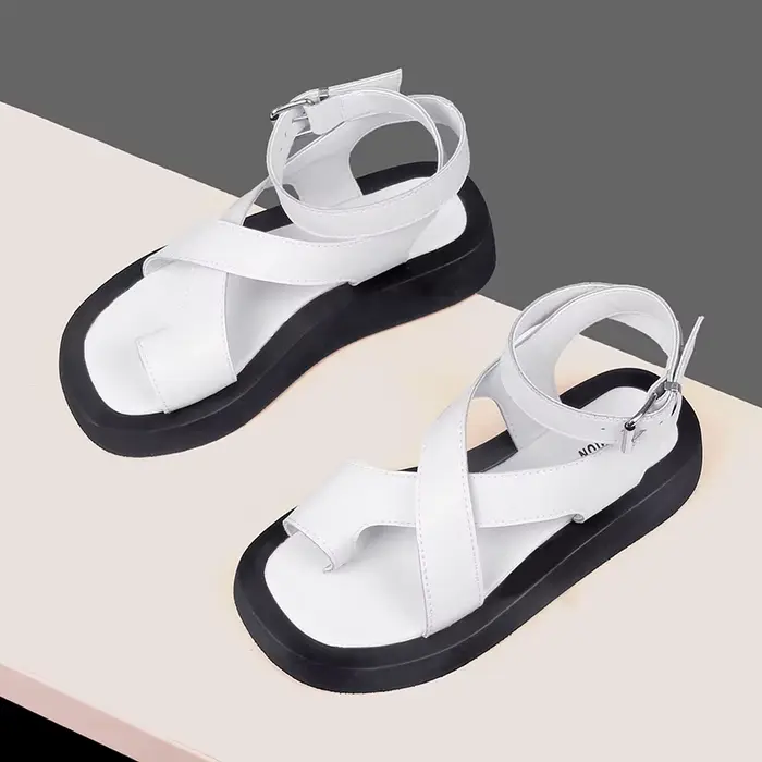 AIYUQI Sandales Femme en Cuir Véritable Nouveauté Été 2026