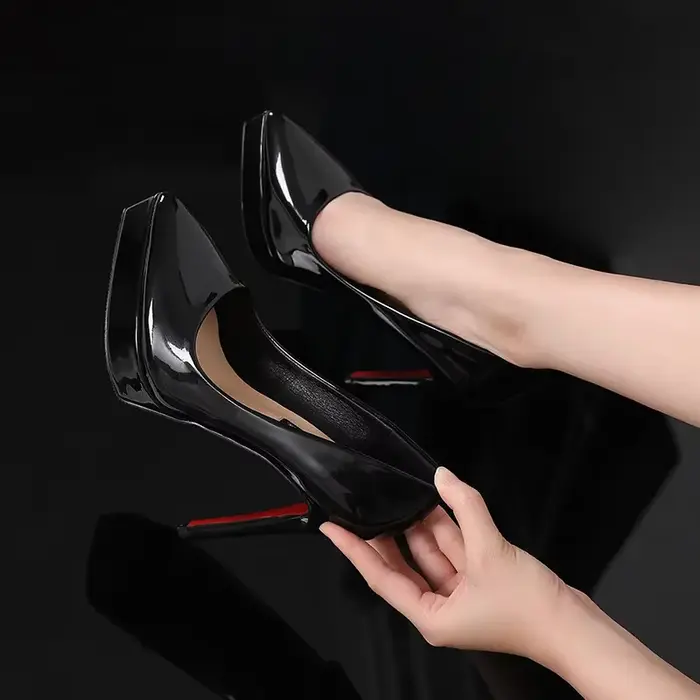 Escarpins à talons hauts de 10cm 12cm pour femmes