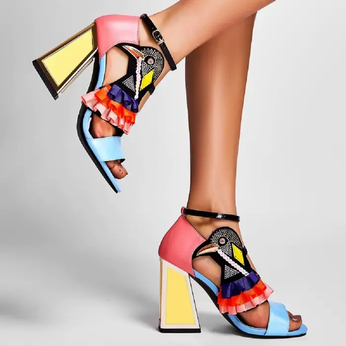 【JOCHEBED HU】Nouvelles sandales d'été à talons hauts de créateur