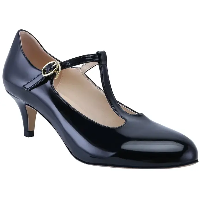 Escarpins en cuir verni à bouche peu profonde pour femmes, chaussures à talons bas et hauts de 5cm, pour le travail au bureau, couleur chair, pour robe de soirée de mariage, grande taille 42