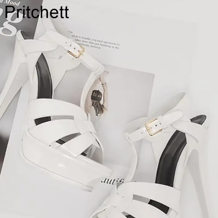 Chaussures en cuir de vachette à talons super hauts pour femmes, chaussures de bouche de poisson, sa