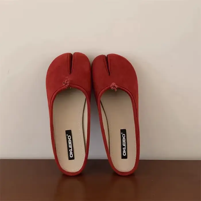 Nouvelles mules d'été 2026 pour femmes, style décontracté, à bout fendu, à enfiler, pour l'extérieur