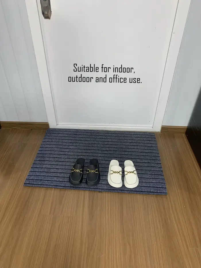 WLQS Mules Femmes en Cuir Véritable Noir
