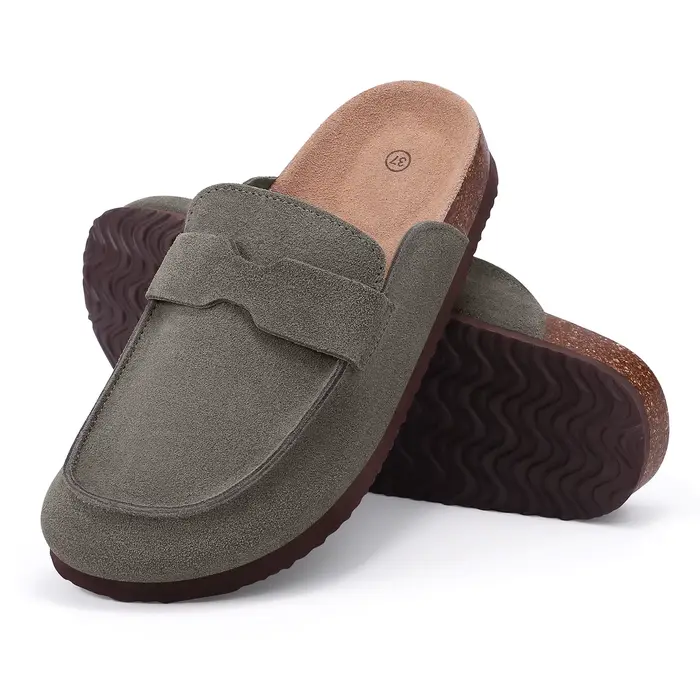 Smile – Mules en cuir pour femmes