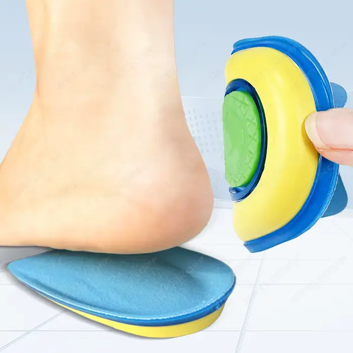 Semelle de talon en Silicone, Protection confortable du talon, soulage la douleur, les éperons osseux et la tendinite, semelle intérieure spéciale pour hommes et femmes, douleur au talon