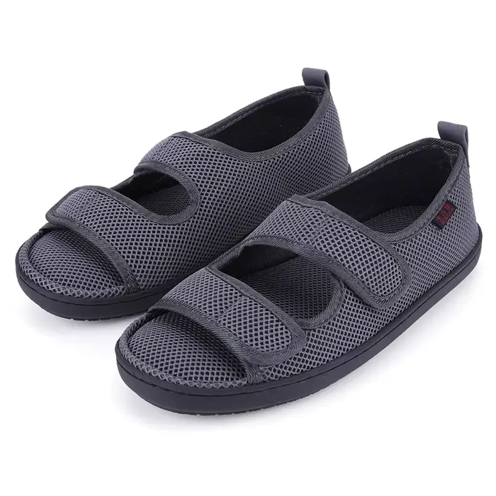 Sandales Diabétiques Respirantes pour Pieds Larges et Gonflés, Chaussures Antidérapantes Souples pou