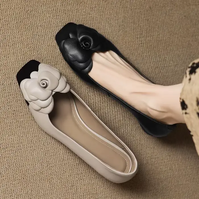 Chaussures élégantes à talons bas pour femmes