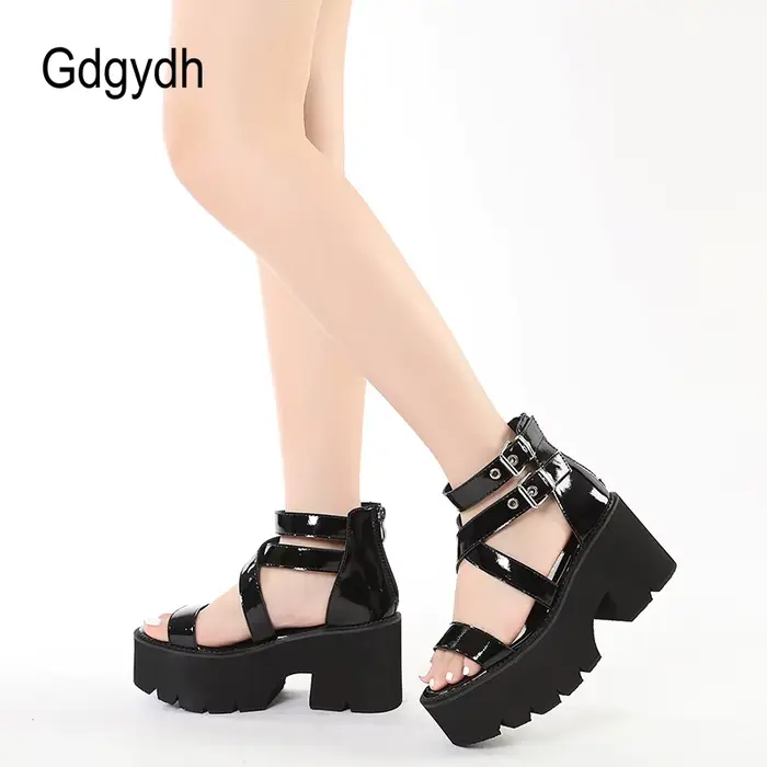 Gdgydh-Sandales à lanières de rinçage pour femmes