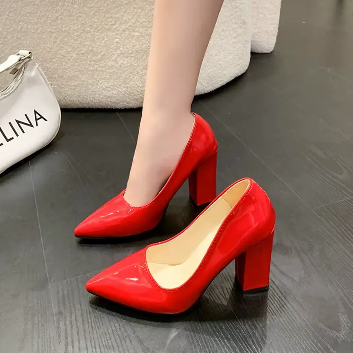 Escarpins colorés à talon haut de 10 cm pour femmes
