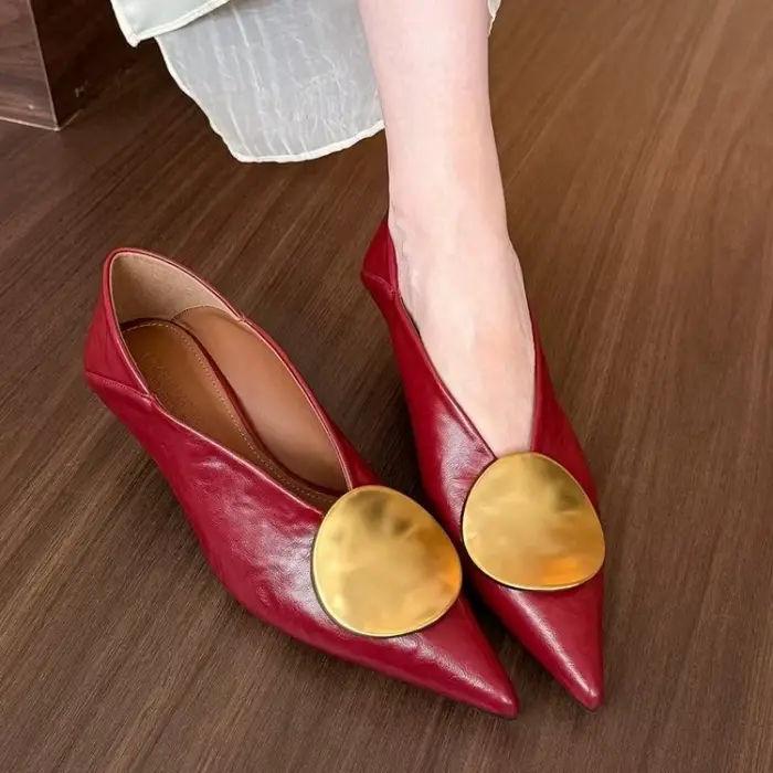 Escarpins De luxe à talons hauts pour femmes, chaussures De soirée élégantes à bout pointu, talons D
