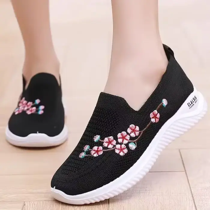 Baotou – sandales rétro d'été, nouvelle tête ronde papillon, confortable, vent National, semelle sou