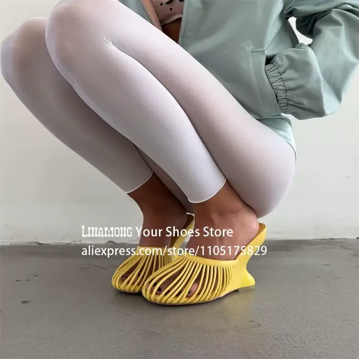 Mules en cuir métallisé à talon compensé, style créateur, à enfiler, multicolores personnalisables,