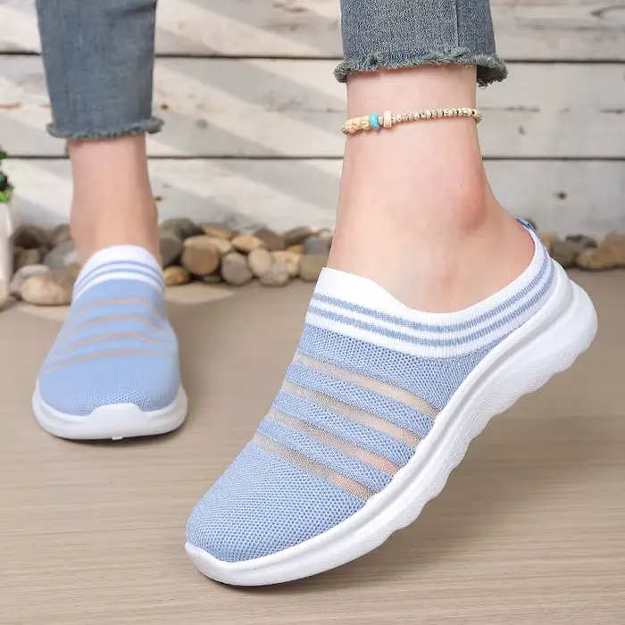 Mules à enfiler sans talon pour femme