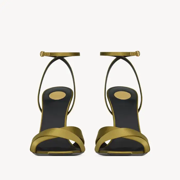 Sandales compensées élégantes à bretelles croisées pour femmes – Talons hauts élégants
