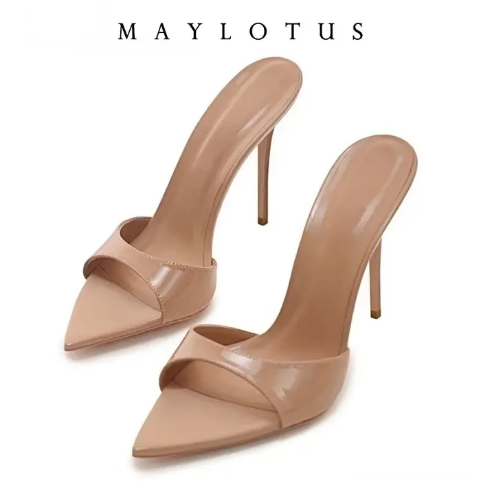 Nouvelles mules pour femmes à talon fin de 10 cm