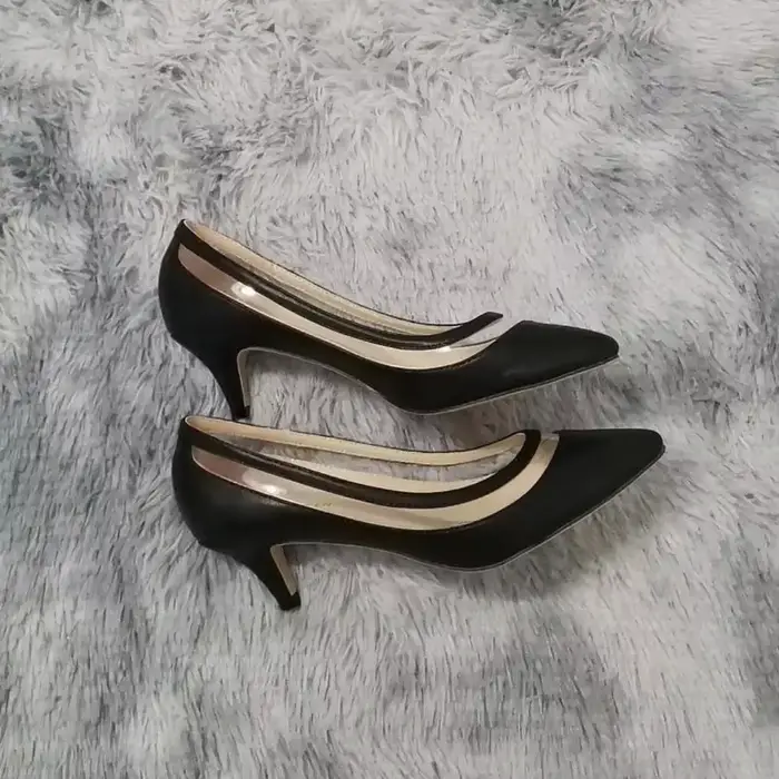 Escarpins sexy en PVC transparent pour femmes