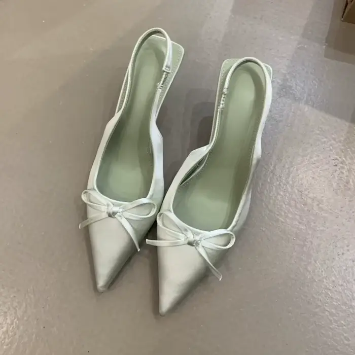 Sandales de luxe pour femmes, talons hauts d'été, mode, nœud papillon, escarpins élégants, sandales