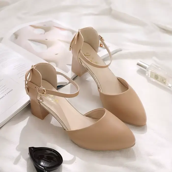 Vente flash ! Chaussures à talons hauts à fines brides style féerique - Nœud papillon avec boucle dorée, confortables et polyvalentes