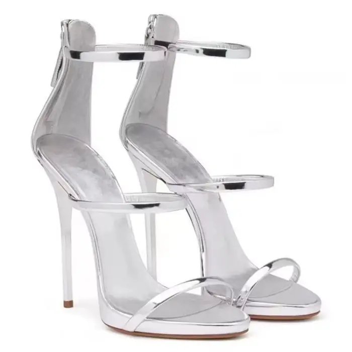 Escarpins pour femme, nouvelles sandales d'été sexy à talons aiguilles, talons hauts de qualité supé