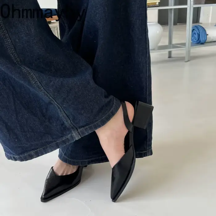 Sandales d'été à bout couvert pour femmes
