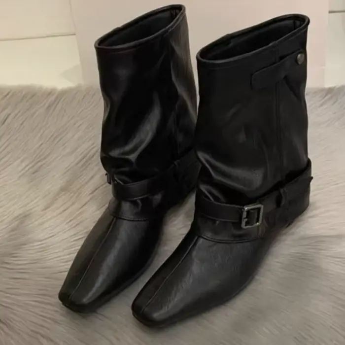 2025 femmes talons hauts mode gothique moto bottes nouveau automne Sexy Striptease fête tendance fem