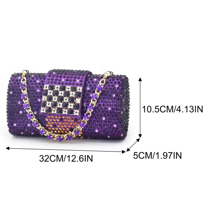 Ensemble de chaussures et sacs violets pour femmes