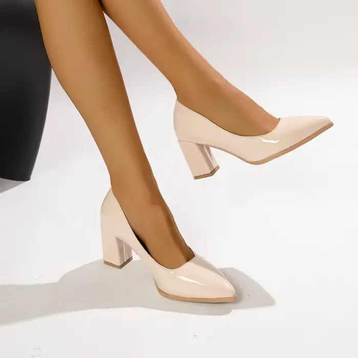 Chaussures à talons optiques coordonnantes pour femmes, Parker pointu, bouche peu profonde, anti-aldes, résistant à l'usure, talons hauts, automne, nouveau
