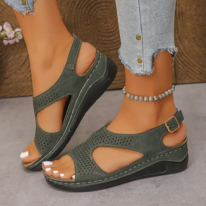 Nouvelles sandales compensées pour femme
