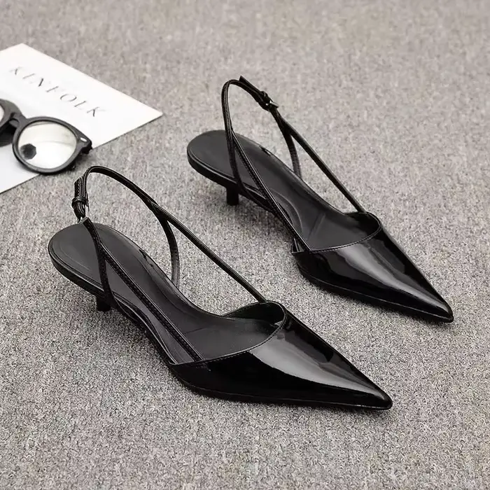 2025 nouvelles femmes talons hauts Slingback robe chaussures