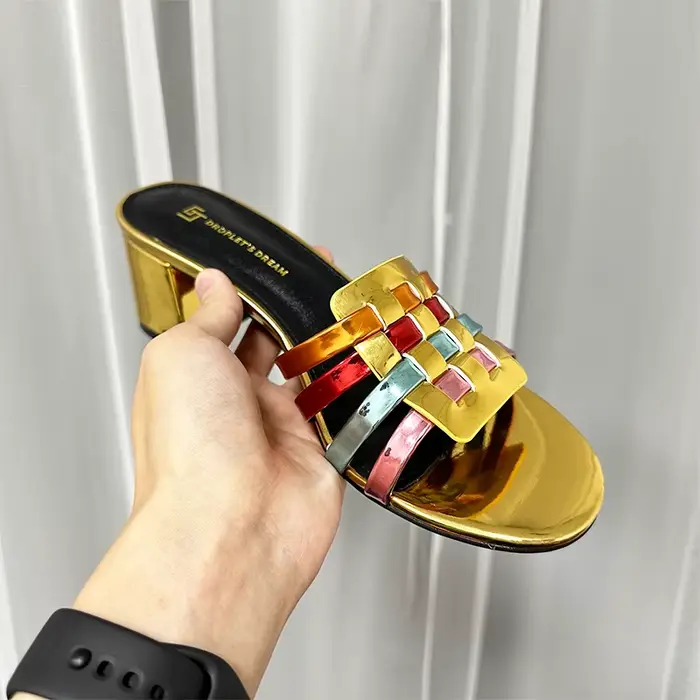 Sandales à talons épais pour femmes GJ