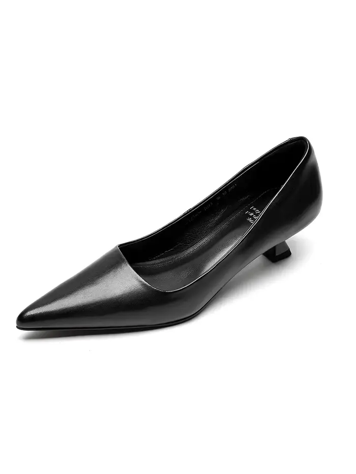 Escarpins pointus en cuir fendu pour femmes, escarpins sexy pour dames, talons fins, chaussures de s