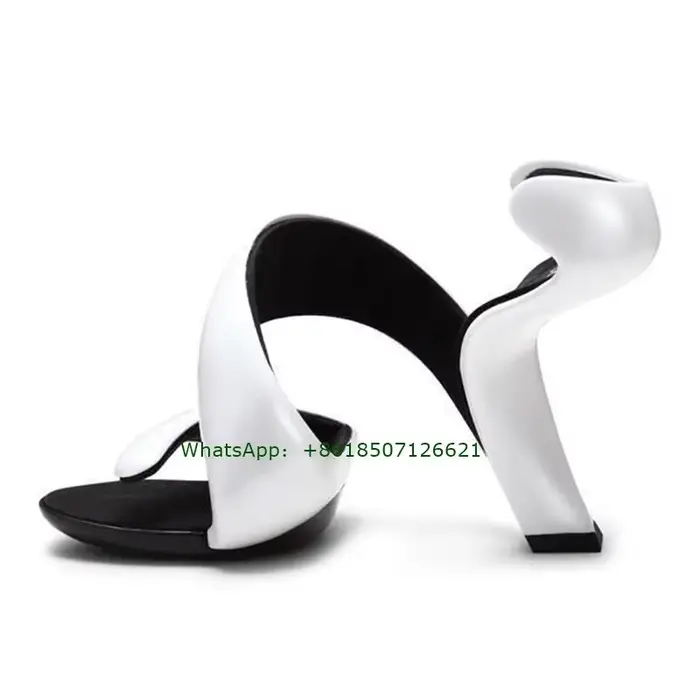 Sandales à talons hauts et bout ouvert pour femmes, chaussures personnalisées à la mode, Design à ta