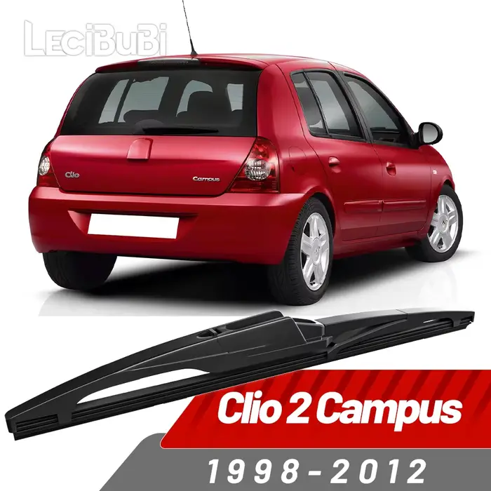 Balai d'essuie-glace arrière, accessoires d'essuie-glace pour Renault Clio 2 Campus 1998-2012 1999 2