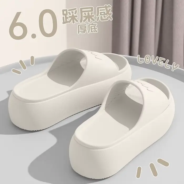 Pantoufles à talons hauts pour femmes, pour porter à l'extérieur en été, nouvelles pantoufles EVA à