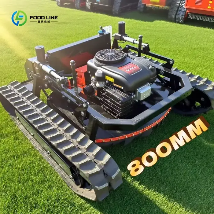 Robot tondeuse à gazon télécommandé autopropulsé pour ferme et jardin, moteur 4 temps, personnalisab