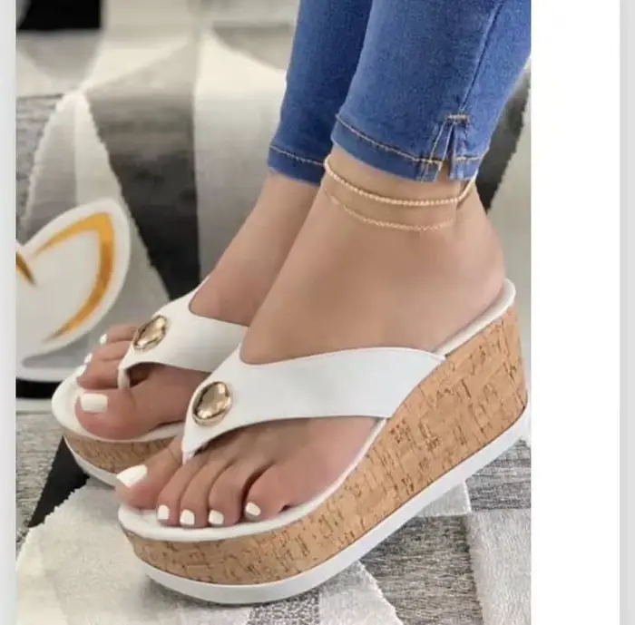 Sandales à Semelles Lavande pour Femmes, Grande Taille, Collection 2024