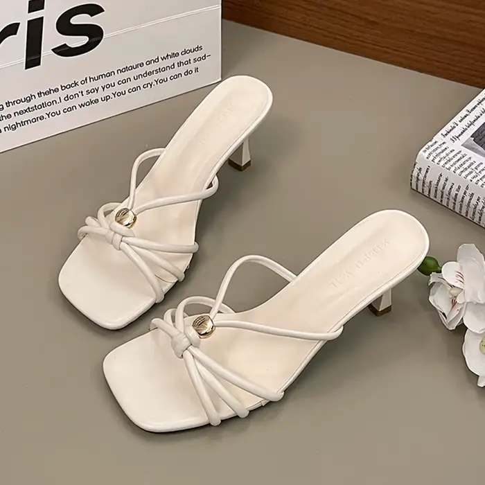 Chaussures à talons hauts pour femmes, sandales élégantes, chaussures à talons tendance, chaussures