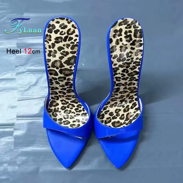 Pantoufles à talons aiguilles pour femmes