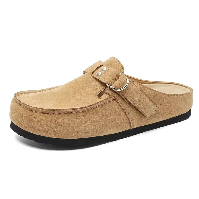 Sandales Rétro Décontractées Confortables Antidérapantes Plage 2026 Nouvelle Mode Chaussures en Cuir pour Printemps et Automne Tendance pour Hommes et Femmes