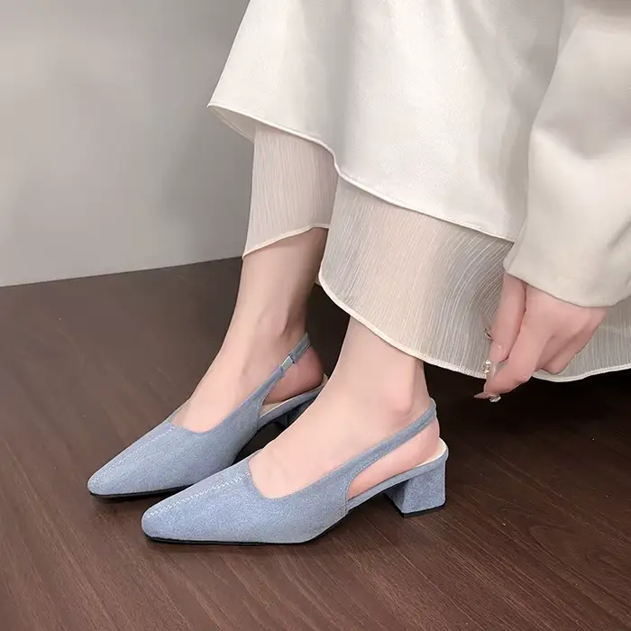 Sandales à talons hauts à bout pointu pour femme